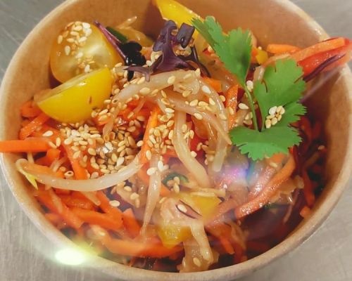 Salat im Glas